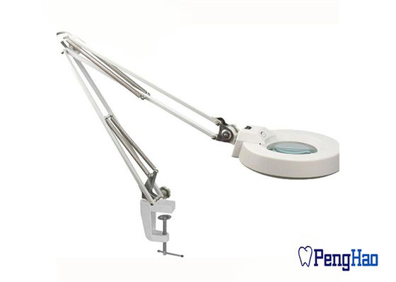 디머 블 LED 12W 벤치 탑 돋보기 램프 치과 실험실 워크스테이션 사용법